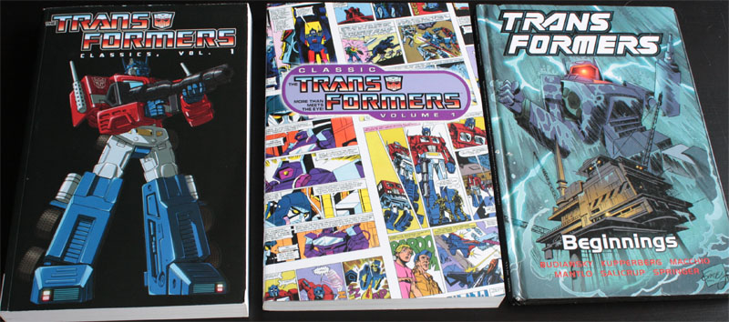 All three covers of G1 reprints